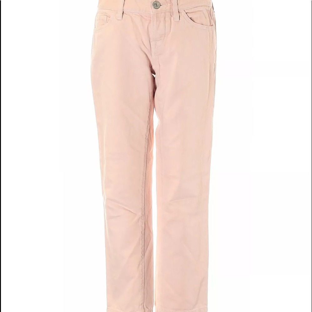 NWOT Ann Taylor Loft Pink Crop Jeans Size 25/0 B8 - Picture 1 of 2